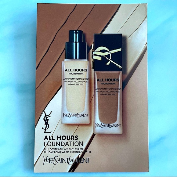 Yves Saint Laurent All Hours Foundation - Cream, Six Samples/Travel - Picture 1 of 6